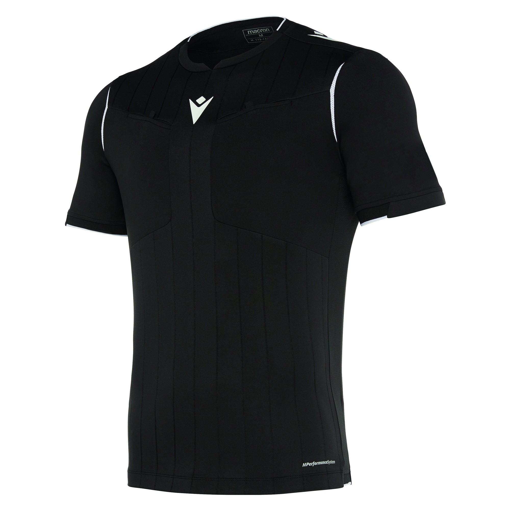 EKLIND REFEREE SHIRT BLK/WHT SS,M Macron.rs