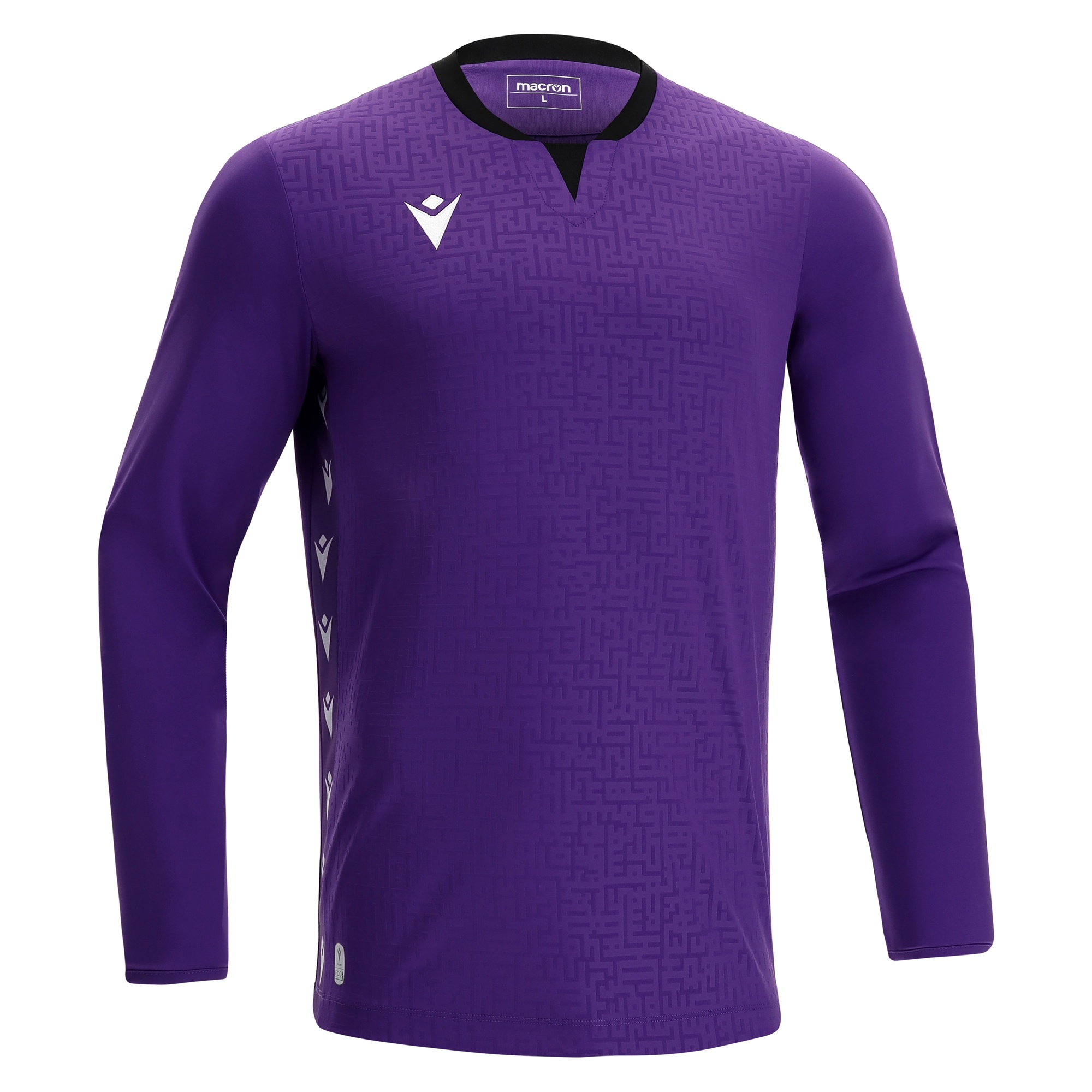 CYGNUS GK SHIRT PRP/BLK LS,M Macron.rs