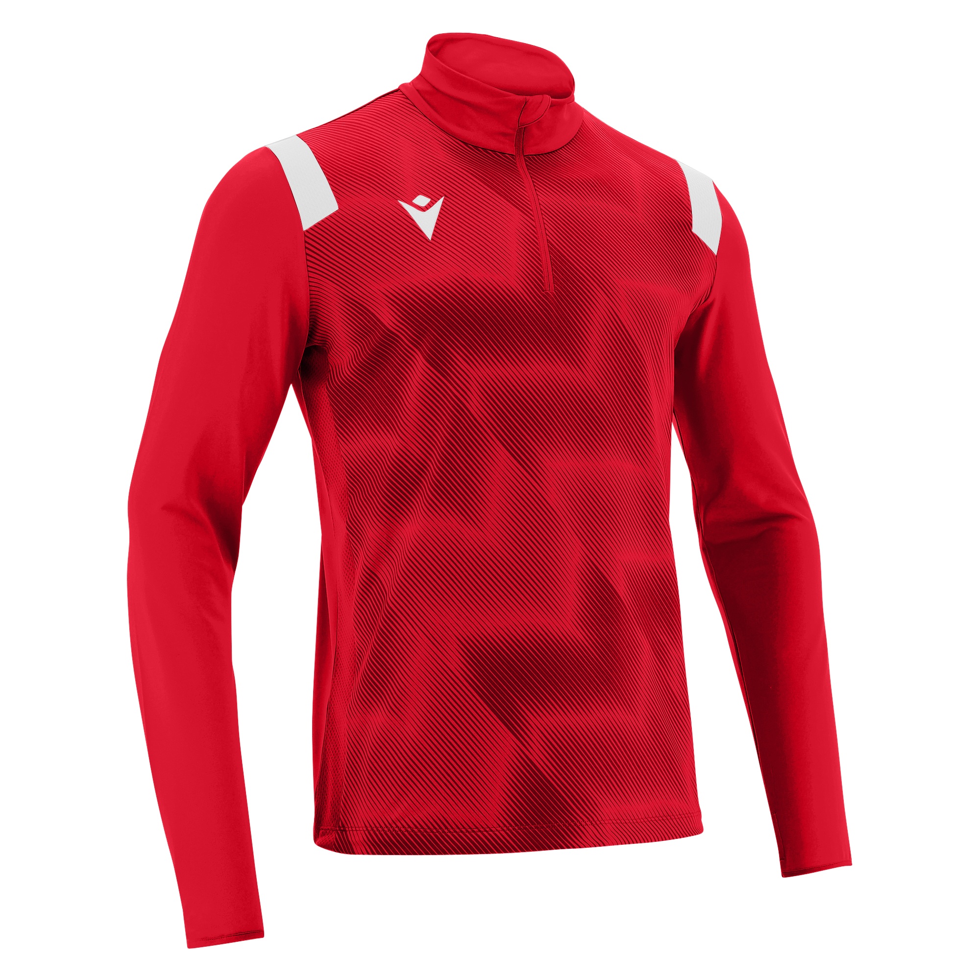 PURUS 1/4ZIP TOP RED/WHT ,XL Macron.rs