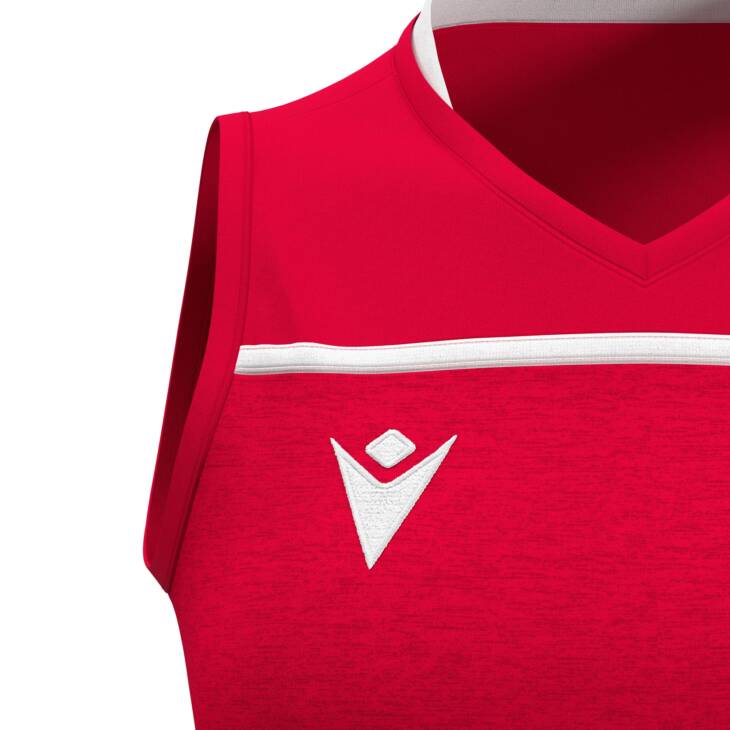 THALLIUM SHIRT WOMAN RED/WHT SL,M - Slika 3
