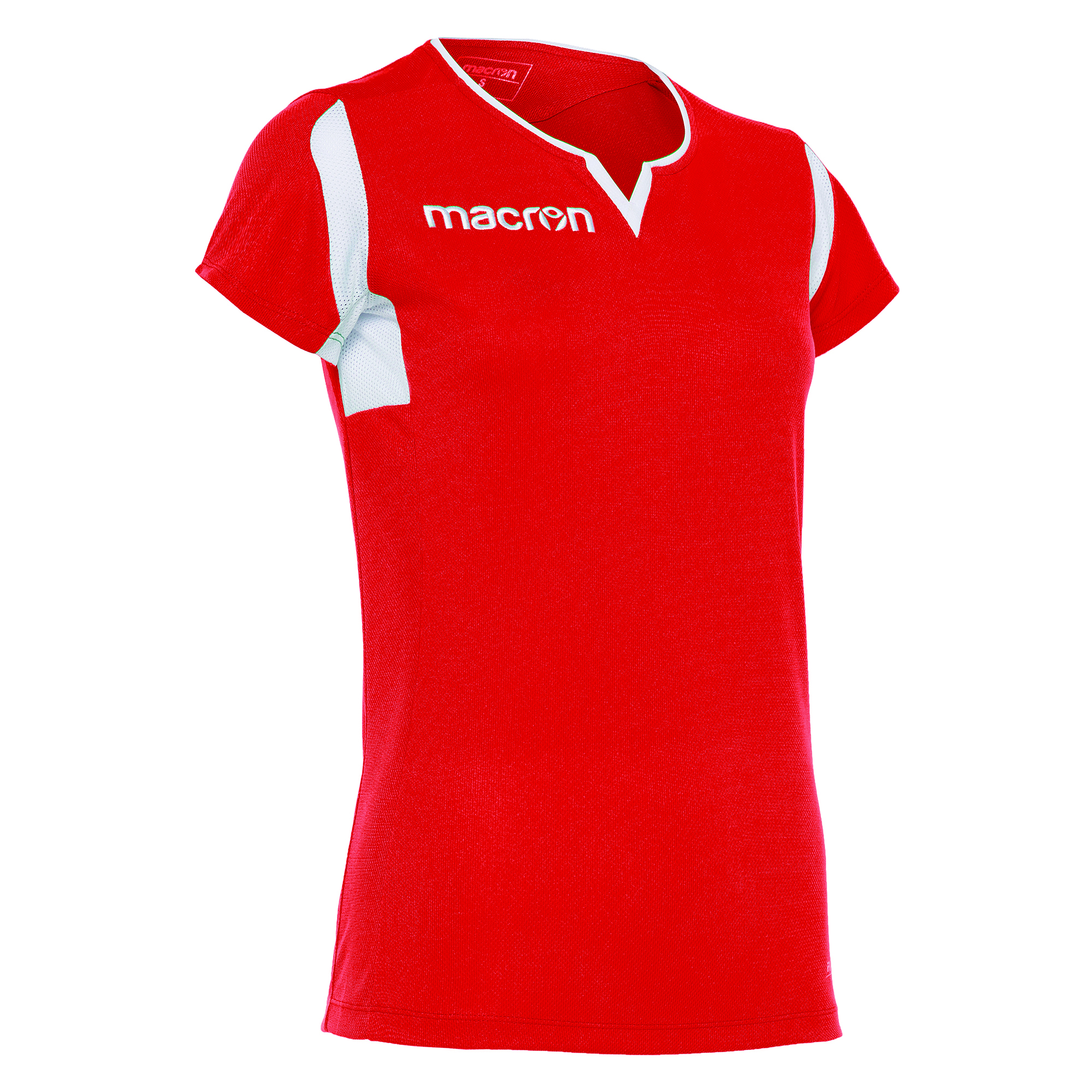 FLUORINE SHIRT WOMAN RED/WHT,XL