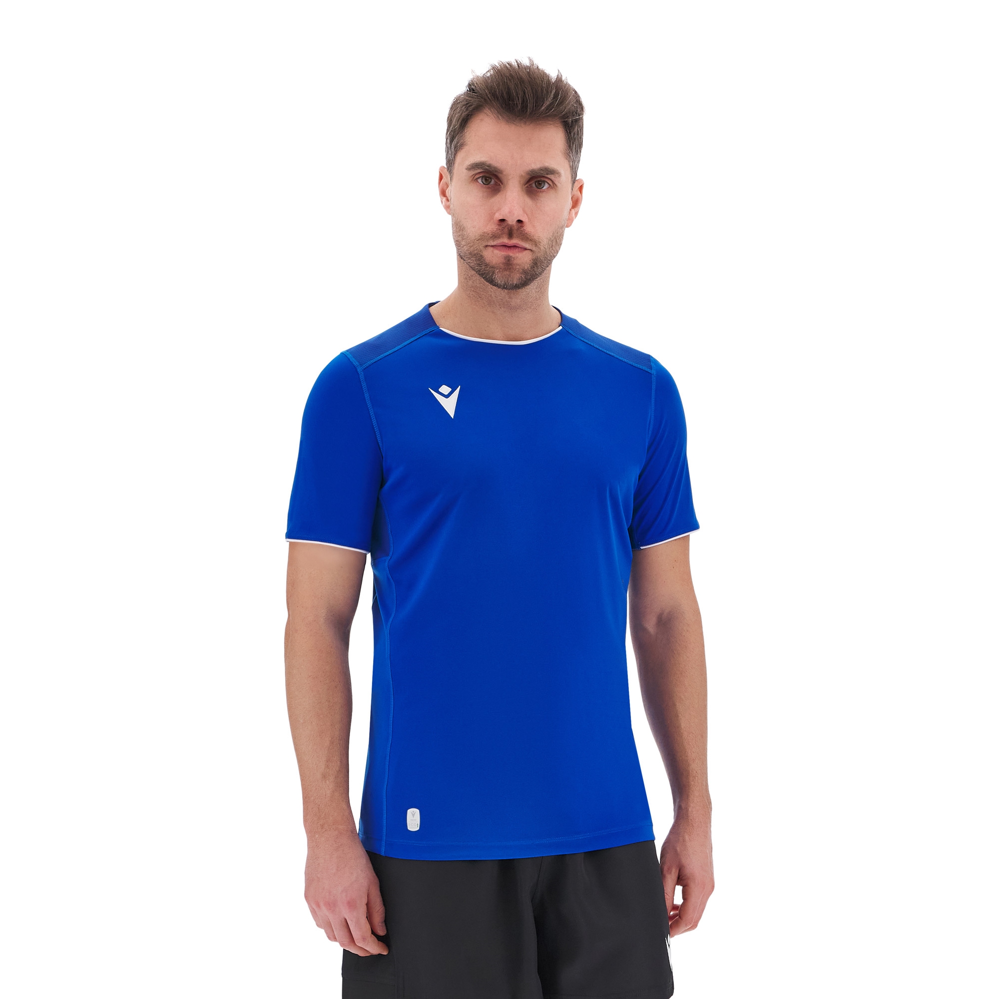 RHODIUM SHIRT ROY/DROY/WHT SS,M
