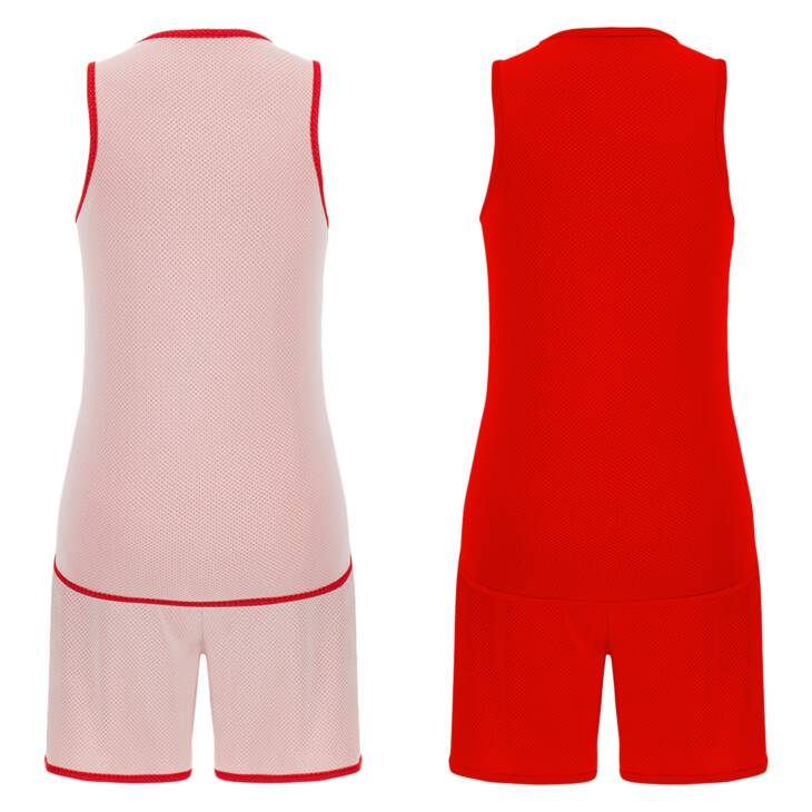 F500 REVERSIBLE WOMAN SET RED/WHT,M - Slika 8