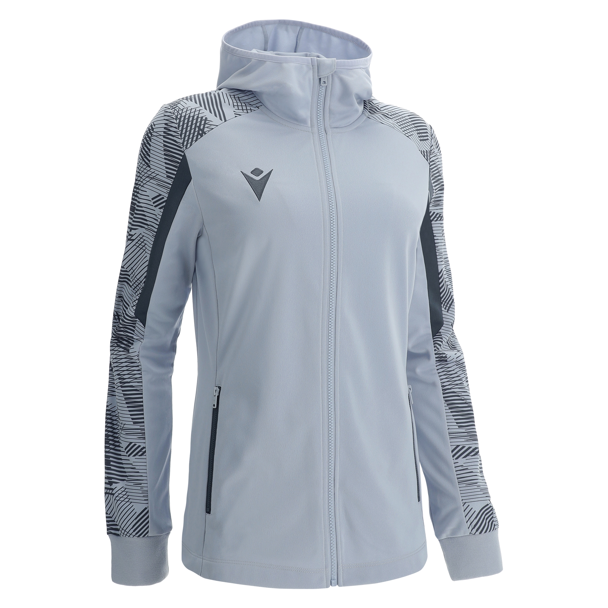 APHRODITE FULL LENGTH ZIP WOMAN HOODIE SLV/ANT,XL