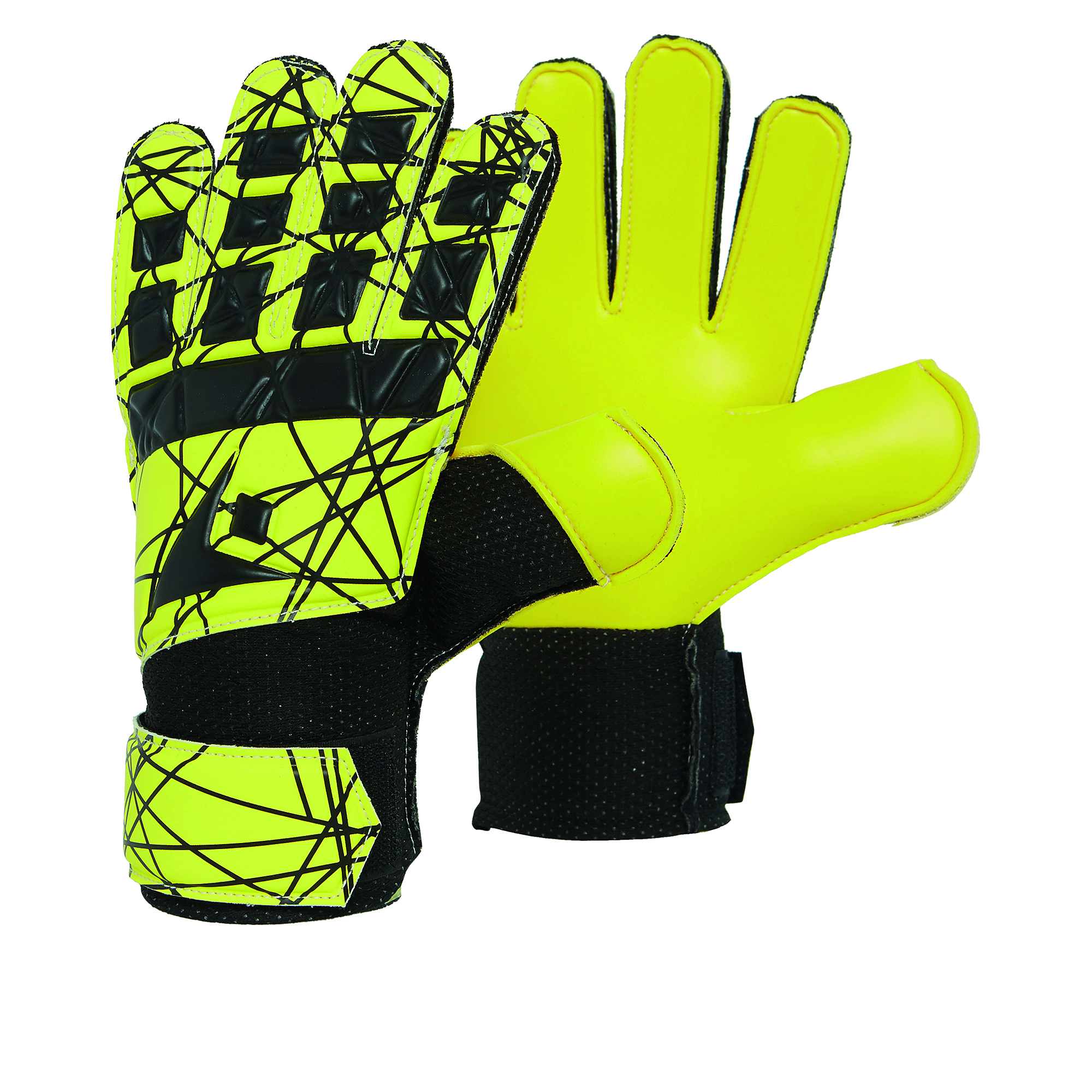 LEOPARD XH GK GLOVES NYEL/BLK SR, 9X