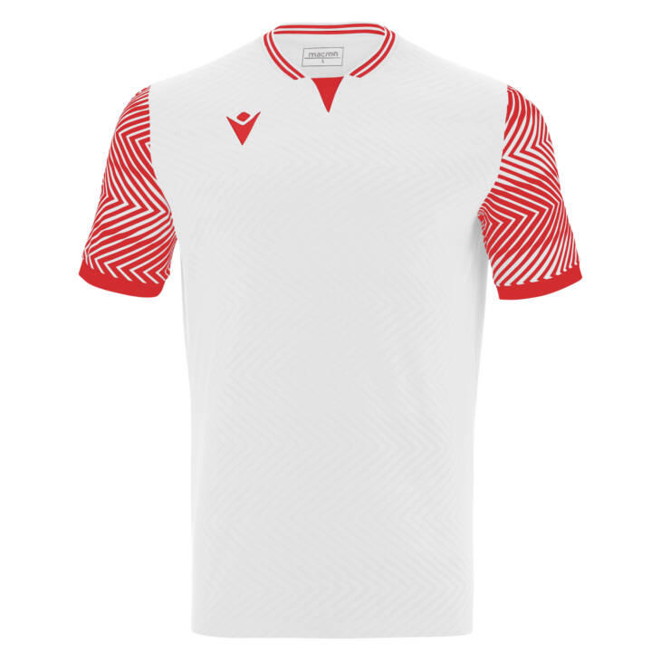 TUREIS SHIRT WHT/RED  SS,S - Slika 4