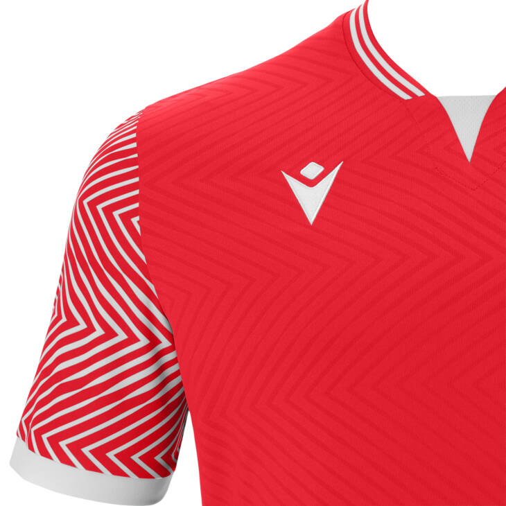 TUREIS SHIRT RED/WHT  SS,S - Slika 3