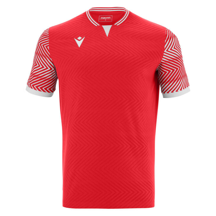 TUREIS SHIRT RED/WHT  SS,S - Slika 4