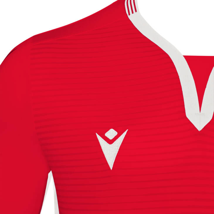 CANOPUS SHIRT RED/WHT SS, S - Slika 3
