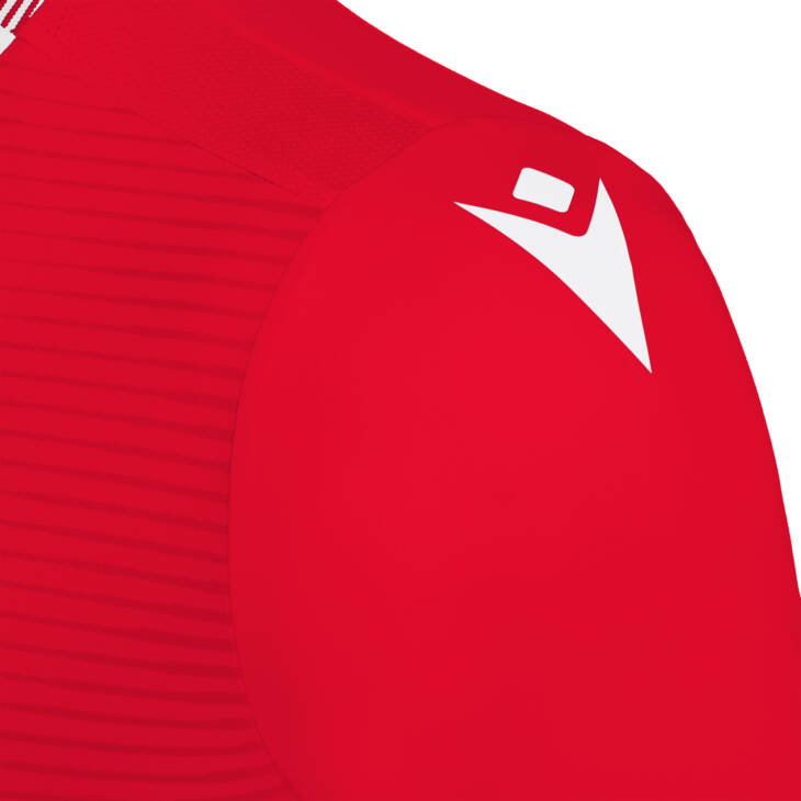 CANOPUS SHIRT RED/WHT SS, S - Slika 4
