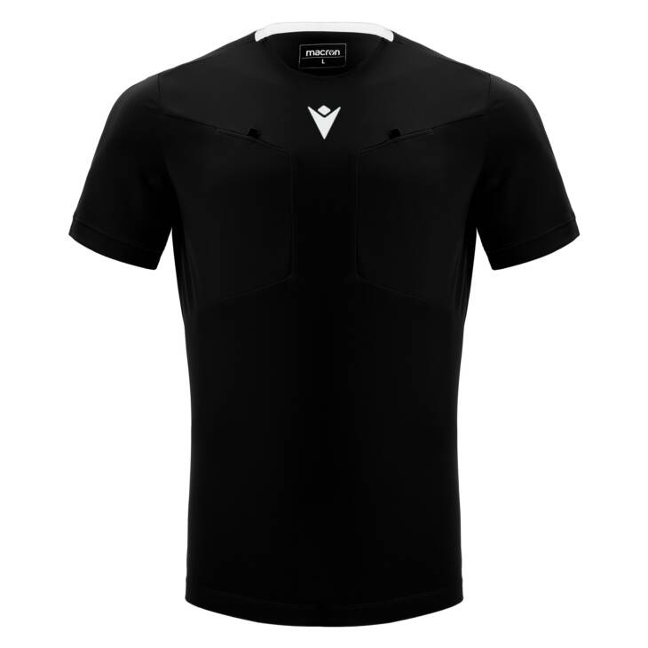 FRISK REFEREE SHIRT BLK/WHT SS,M - Slika 4