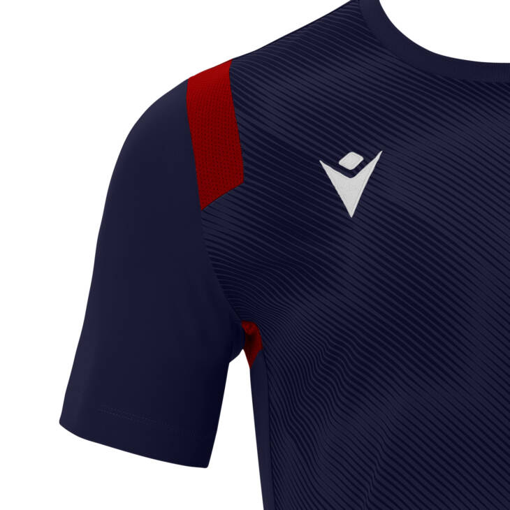 RODDERS SHIRT NAV/RED SS,XL - Slika 3