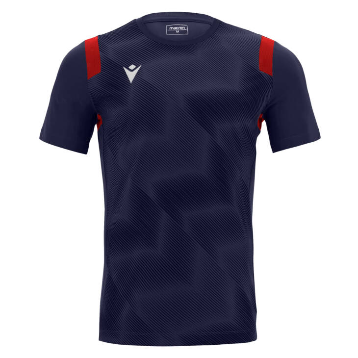 RODDERS SHIRT NAV/RED SS,XL - Slika 4