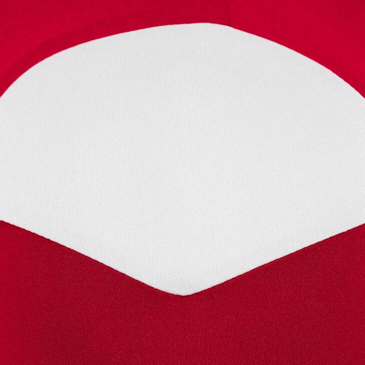 POLIS SHIRT RED/WHT SS-2XS - Slika 3