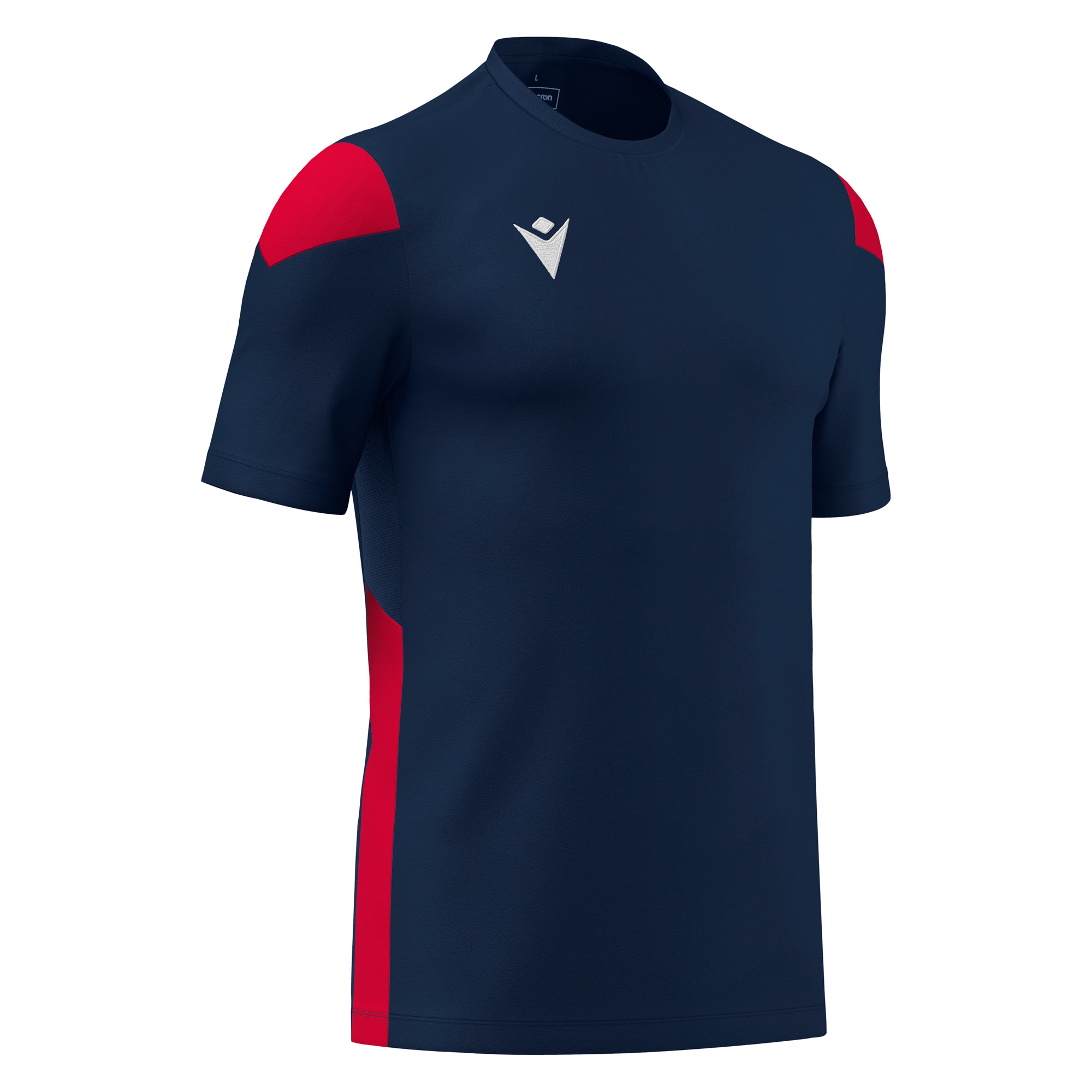 POLIS SHIRT NAV/RED SS,S