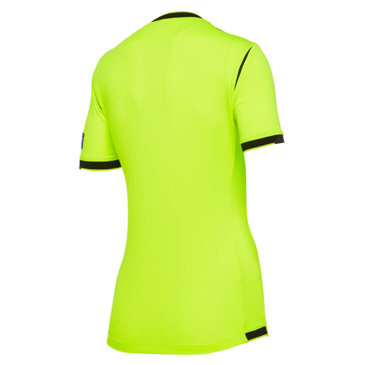 STEPHANIE REFEREE WOMAN SHIRT NYEL/BLK SS,M - Slika 2