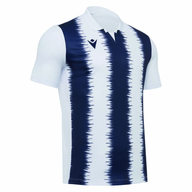 MIRAM SHIRT WHT/NAV SS,L