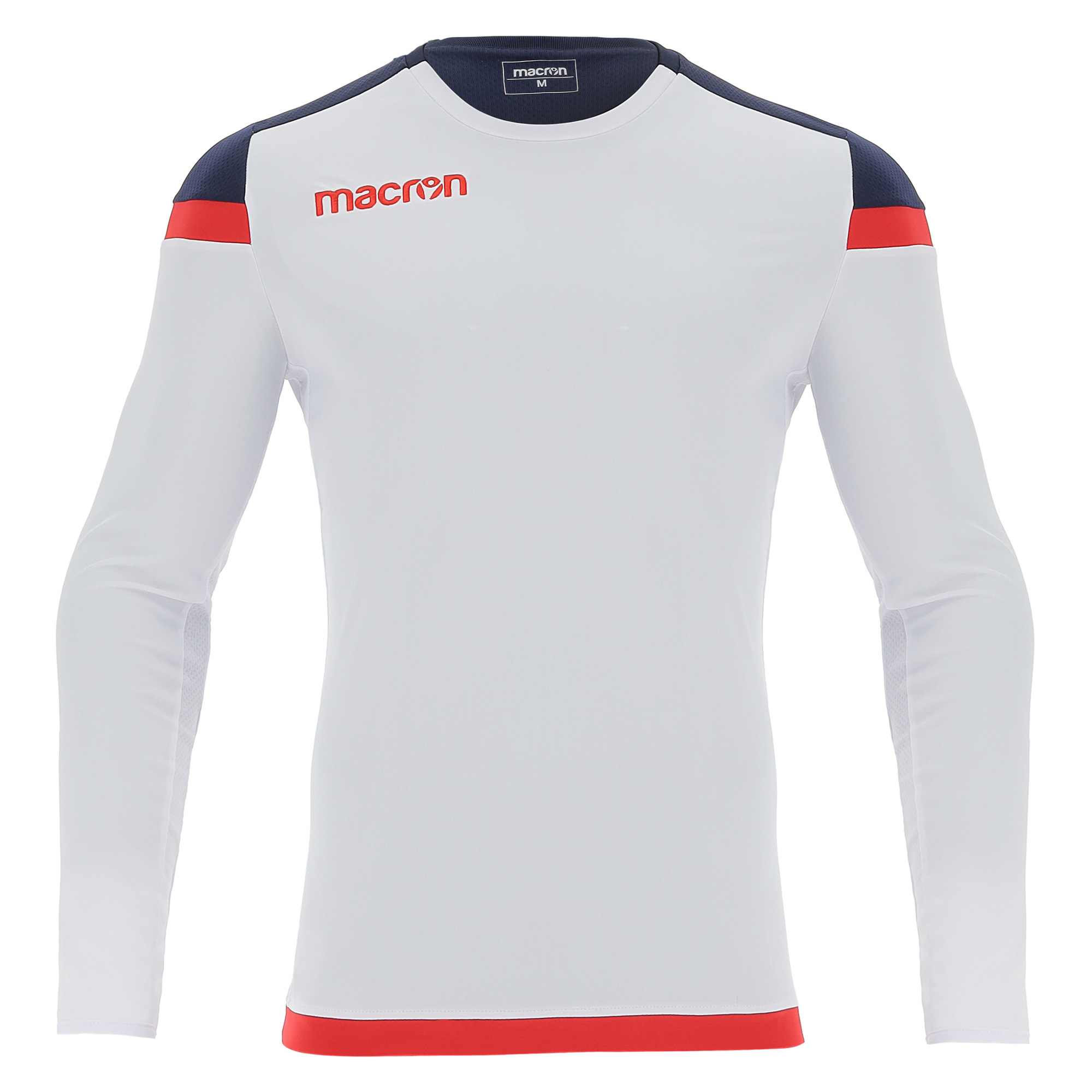 TITAN SHIRT WHT/NAV/RED LS, 2XS
