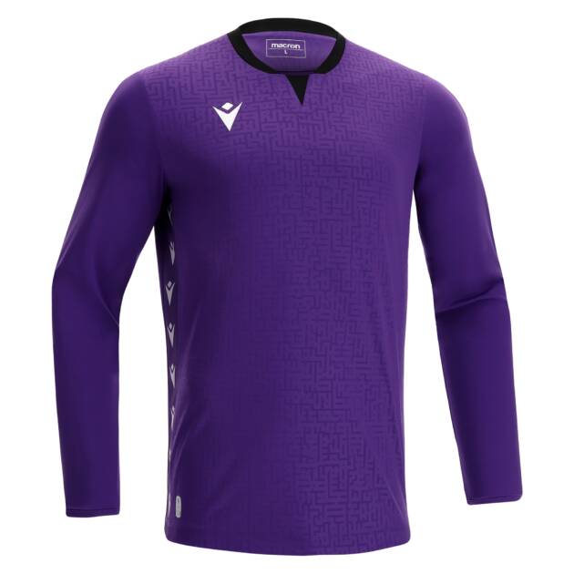 CYGNUS GK SHIRT PRP/BLK LS,M