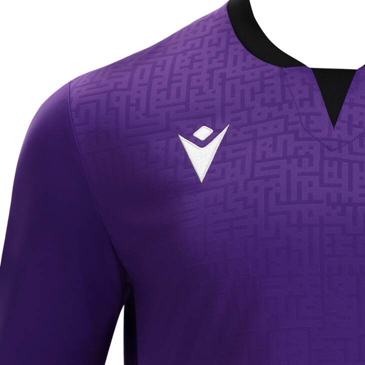 CYGNUS GK SHIRT PRP/BLK LS,XS - Slika 3