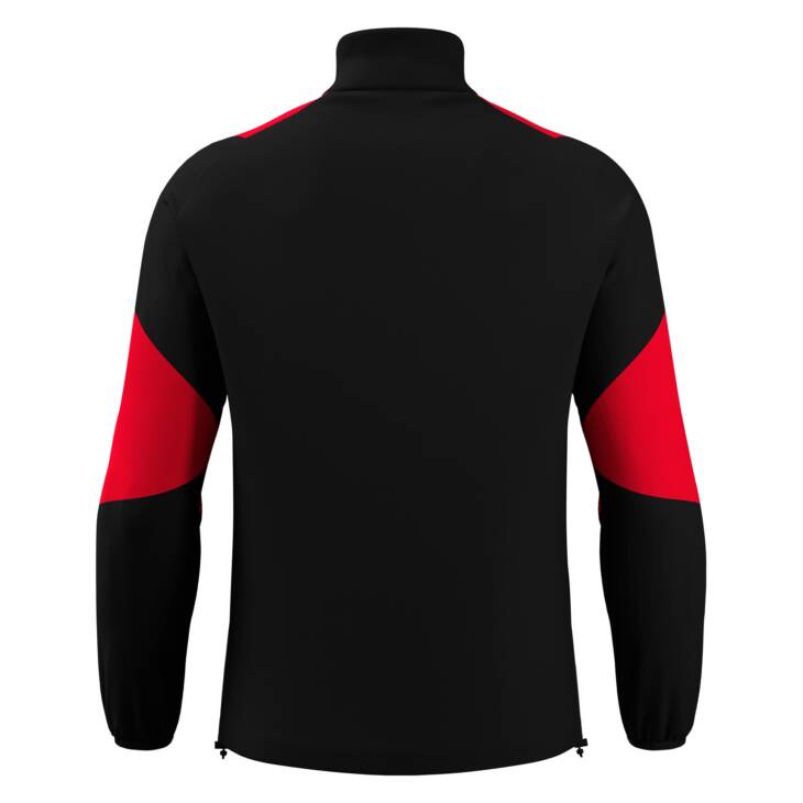 CUZCO 1/4 ZIP TOP BLK/RED,L - Slika 5