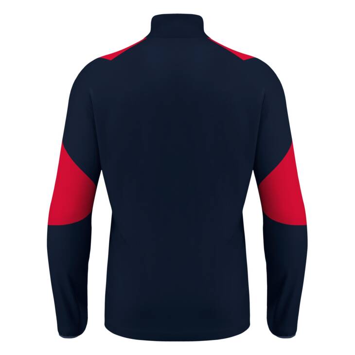 IZEL 1/4 ZIP TOP NAV/RED,XXL - Slika 5