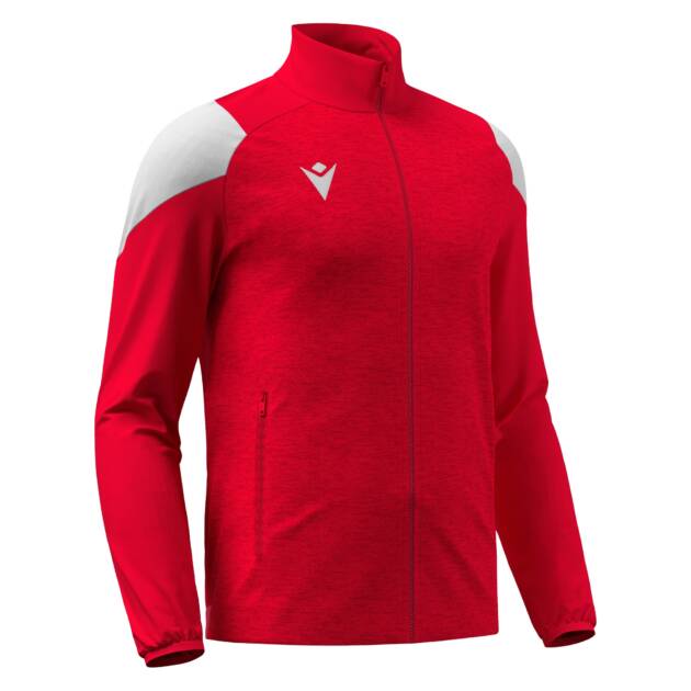 VANIR FULL ZIP TOP, RED/WHT,L