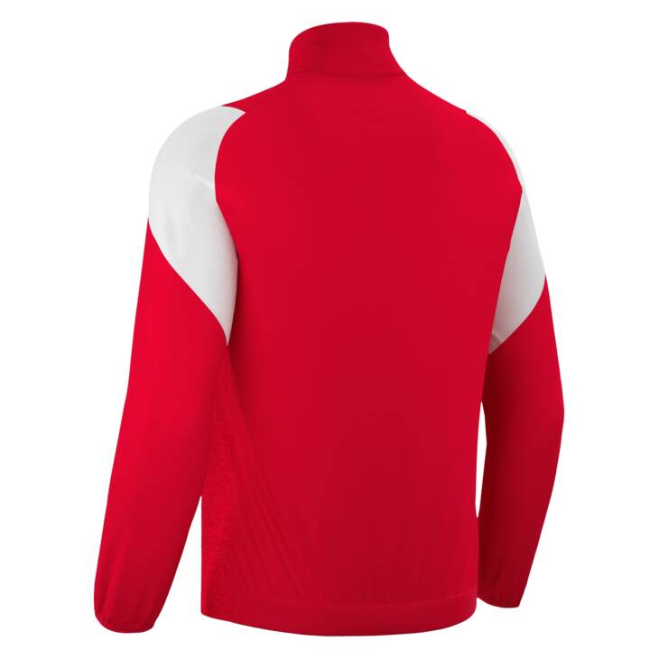 VANIR FULL ZIP TOP, RED/WHT,XL - Slika 2