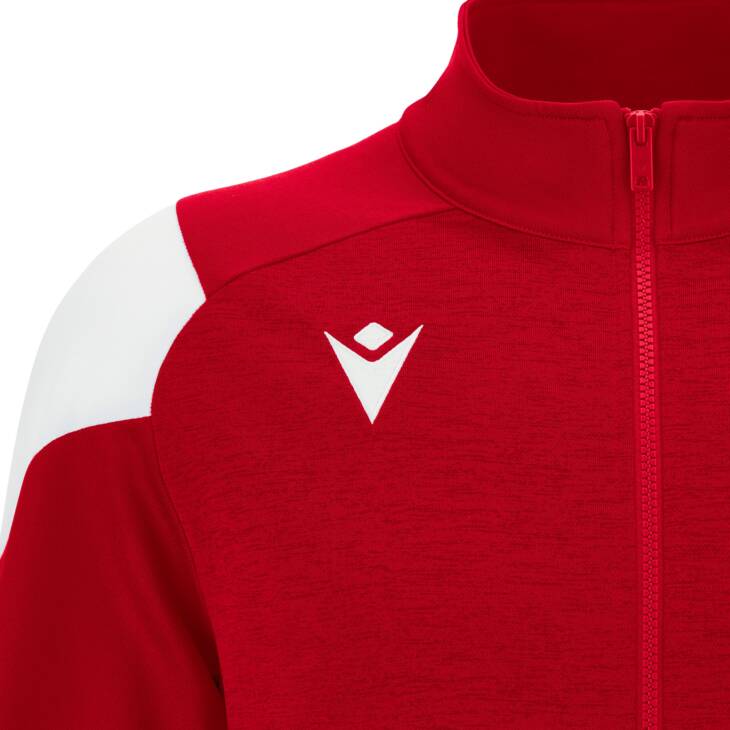 VANIR FULL ZIP TOP, RED/WHT,XL - Slika 3