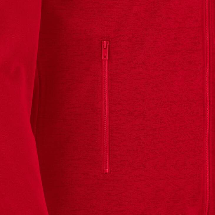 VANIR FULL ZIP TOP, RED/WHT,XL - Slika 4