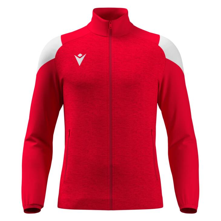 VANIR FULL ZIP TOP, RED/WHT,XL - Slika 5
