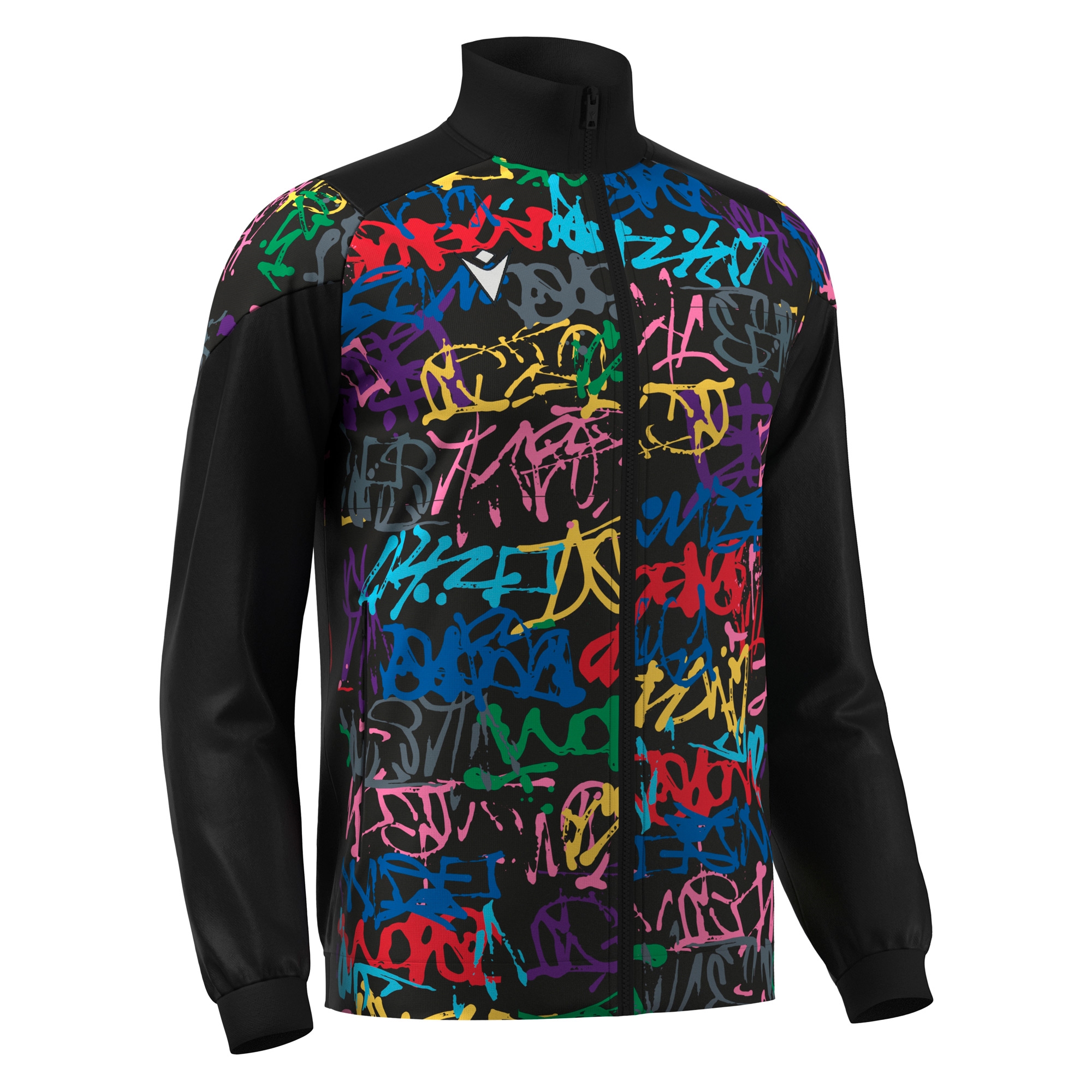 PROMETHEUS FULL ZIP TOP, BLK/NS,4XL