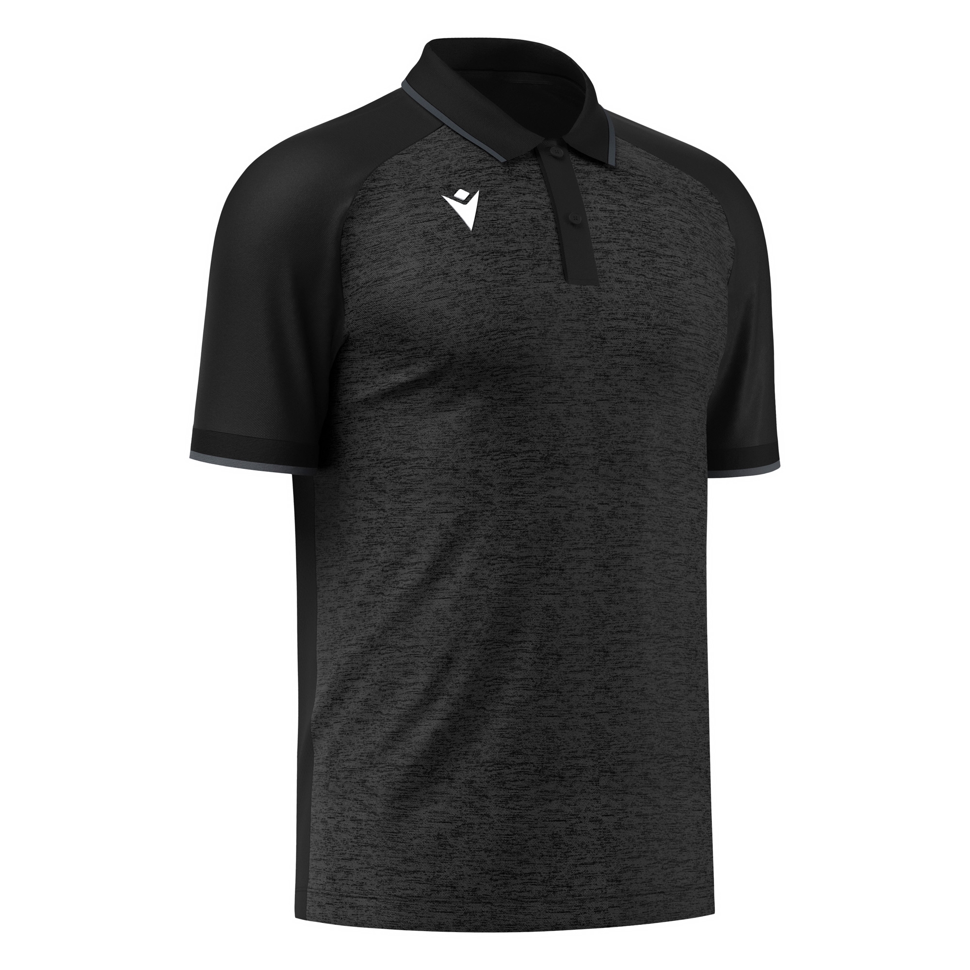 AULOS POLO, BLK/NS,L