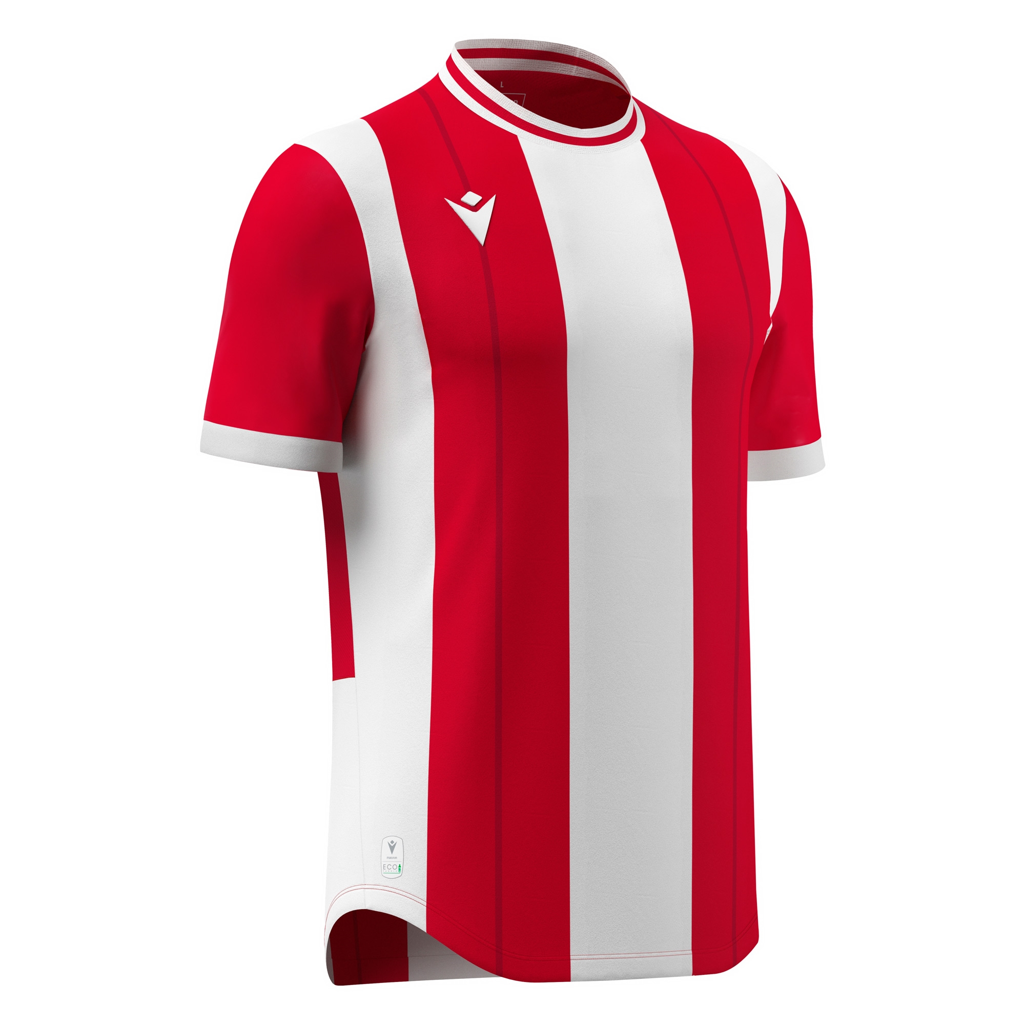 PROPUS ECO SHIRT SS, RED/WHT,M