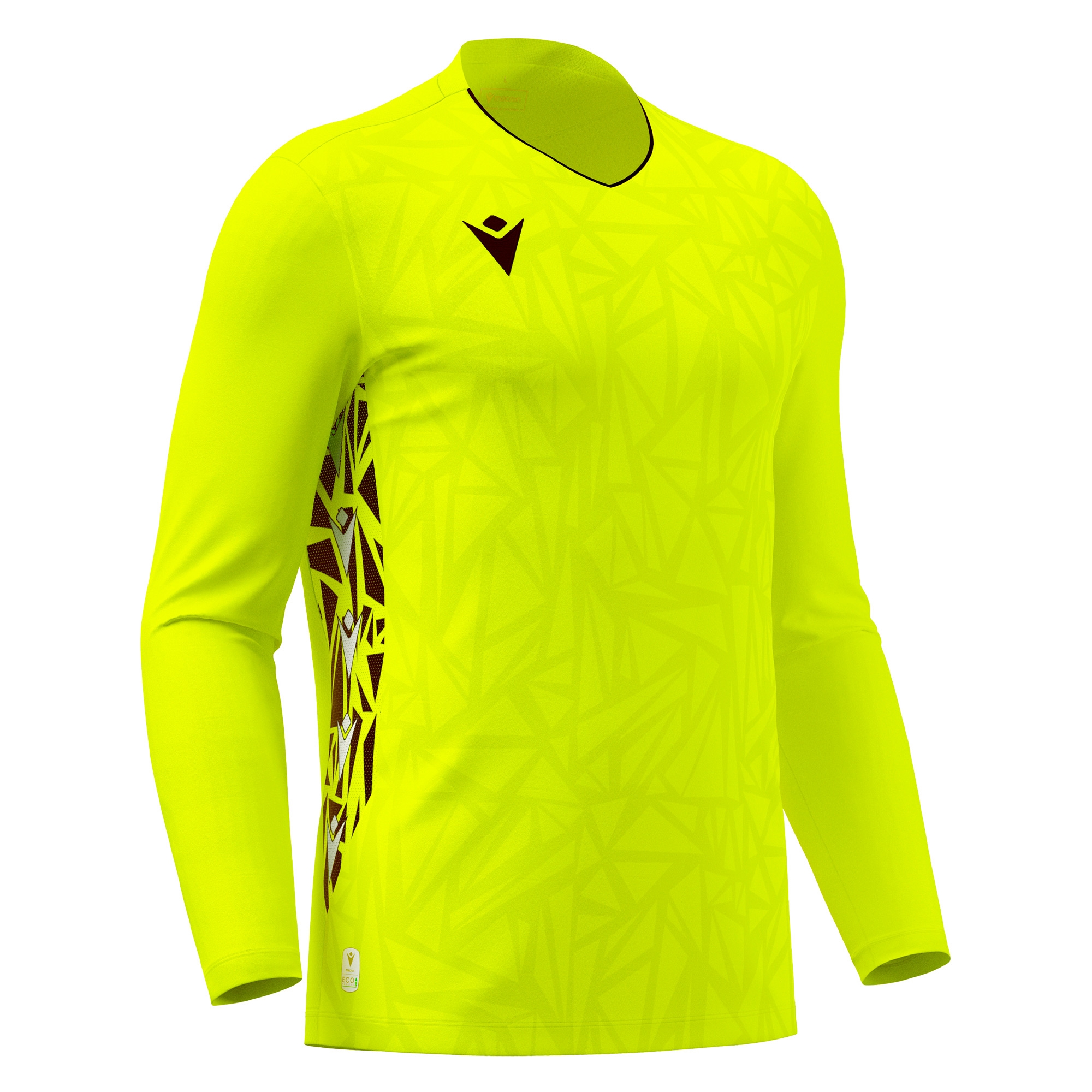 CORVUS ECO GK SHIRT LS, NYEL/BLK ,L