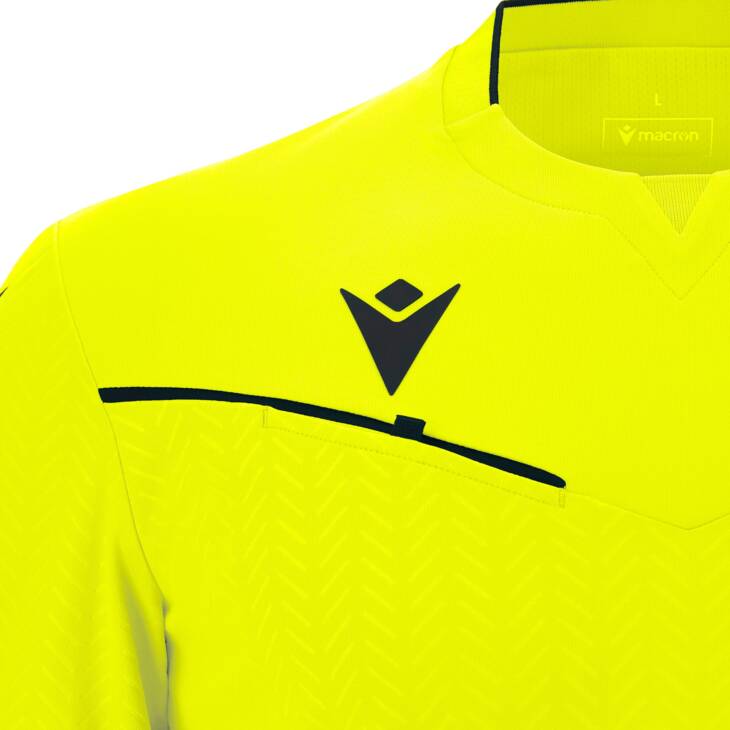 PONNET ECO REFEREE SHIRT SS, NYEL/NS,M - Slika 3