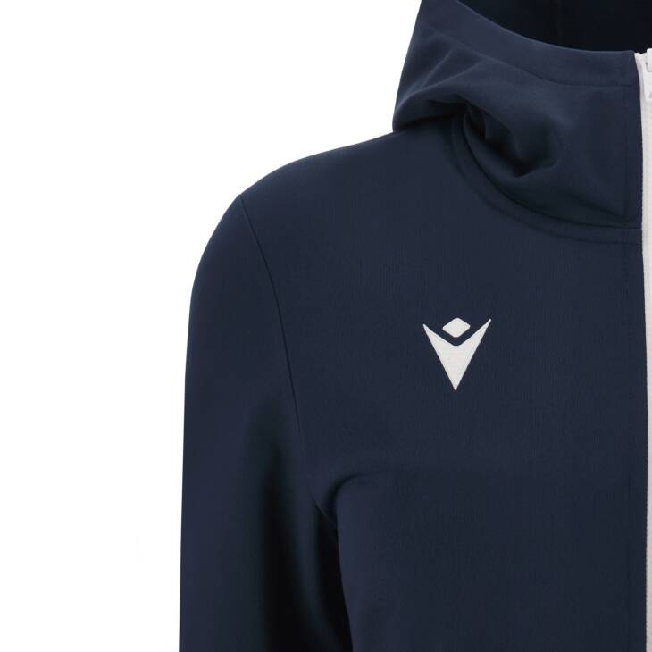 BASTET FULL ZIP TOP HOODY WOMAN NAV/WHT, M - Slika 3