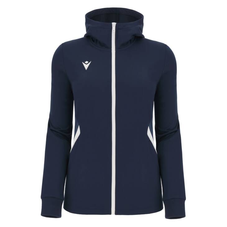 BASTET FULL ZIP TOP HOODY WOMAN NAV/WHT, M - Slika 5