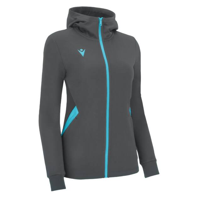 BASTET FULL ZIP TOP HOODY WOMAN ANT/NSKY,M