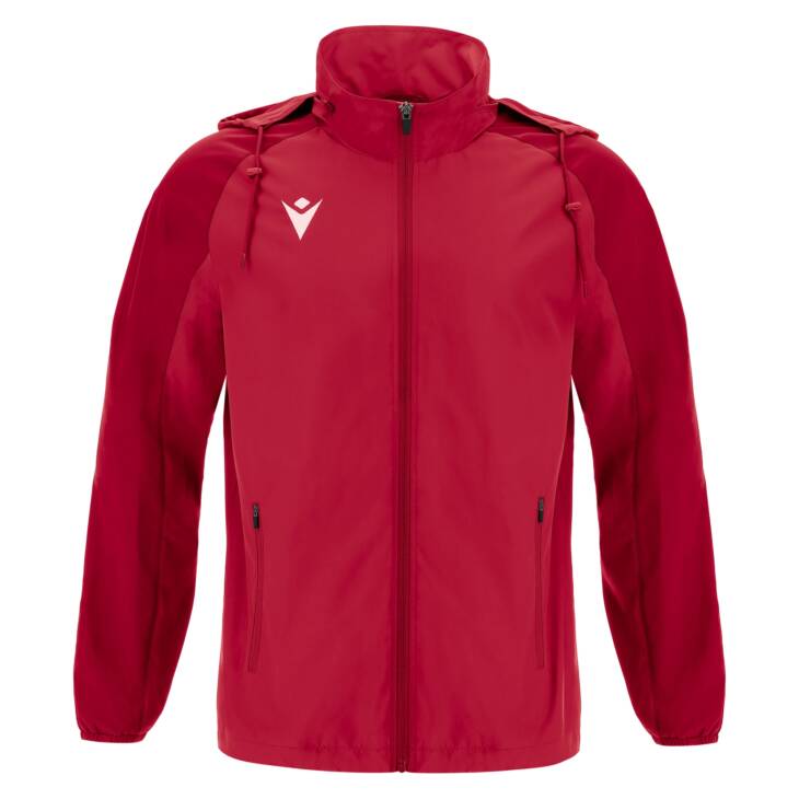 ELBRUS FULL LENGHT ZIP RAINJACKET RED/DRED,M - Slika 4