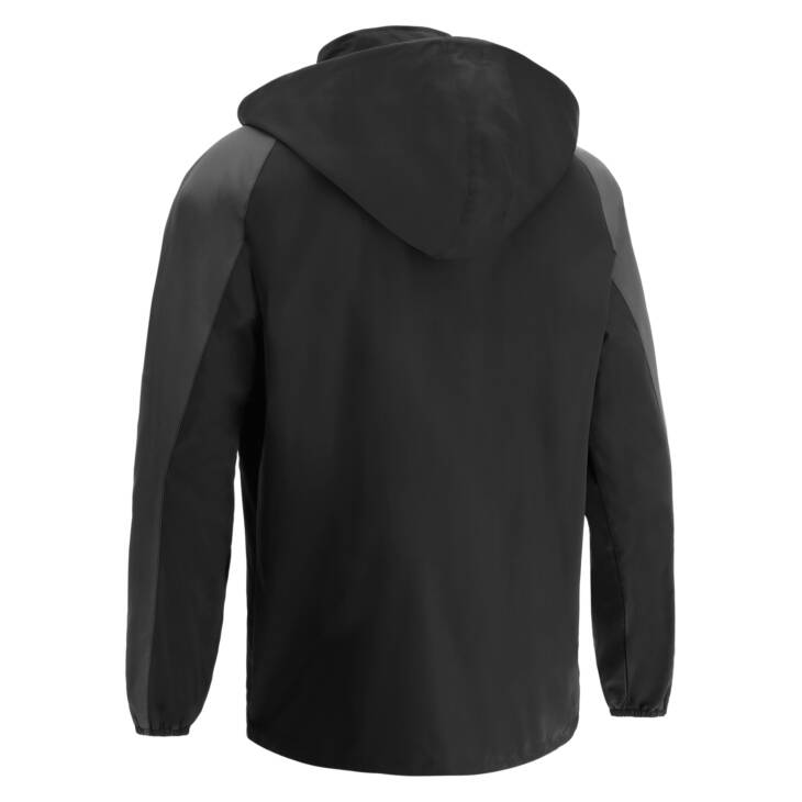 ELBRUS FULL LENGTH ZIP RAINJACKET BLK/DGRY,M - Slika 2