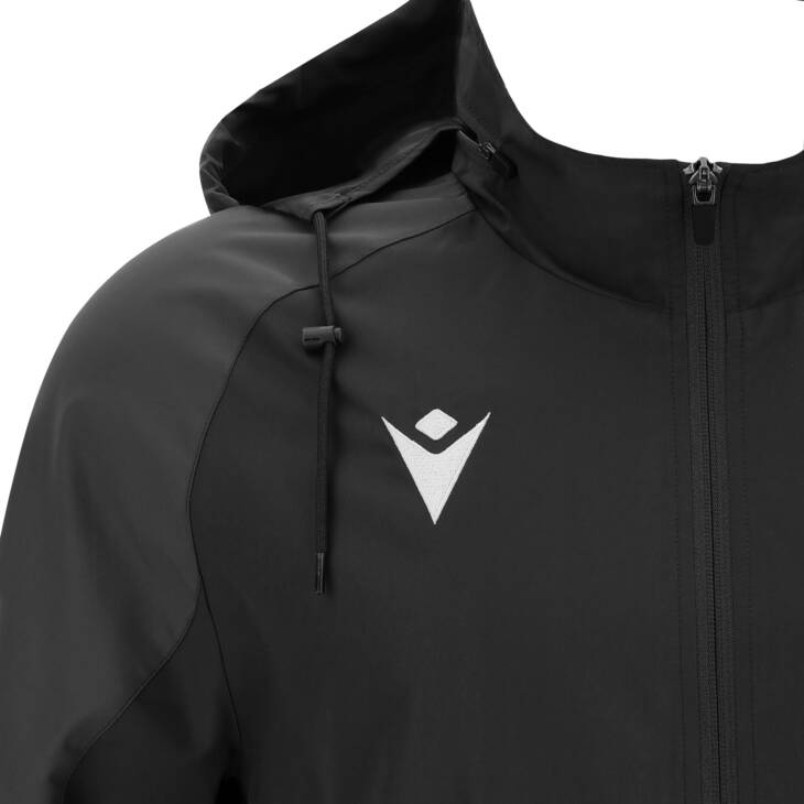 ELBRUS FULL LENGTH ZIP RAINJACKET BLK/DGRY,M - Slika 3