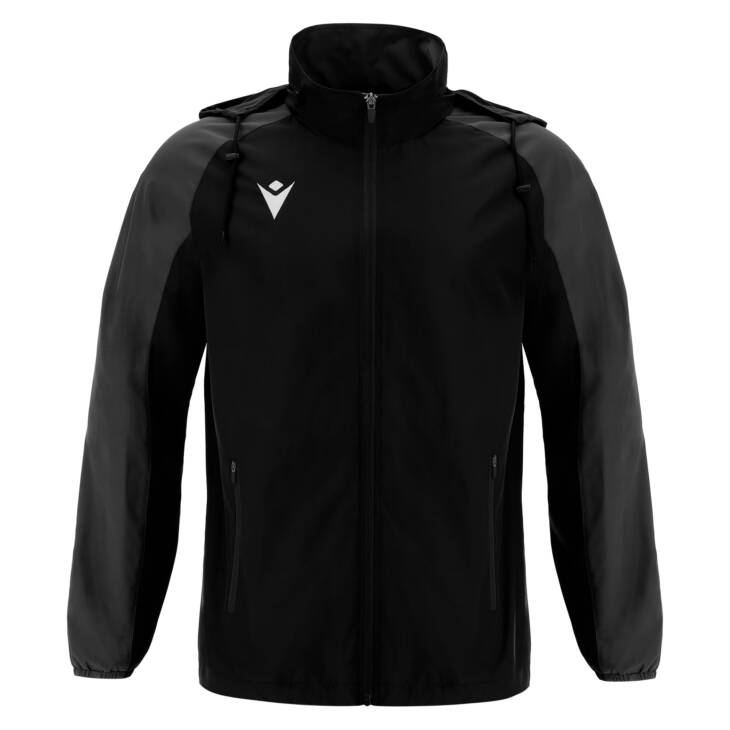 ELBRUS FULL LENGTH ZIP RAINJACKET BLK/DGRY,4XL - Slika 4