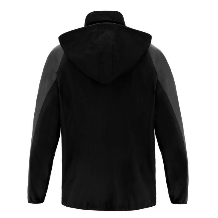 ELBRUS FULL LENGTH ZIP RAINJACKET BLK/DGRY,M - Slika 5
