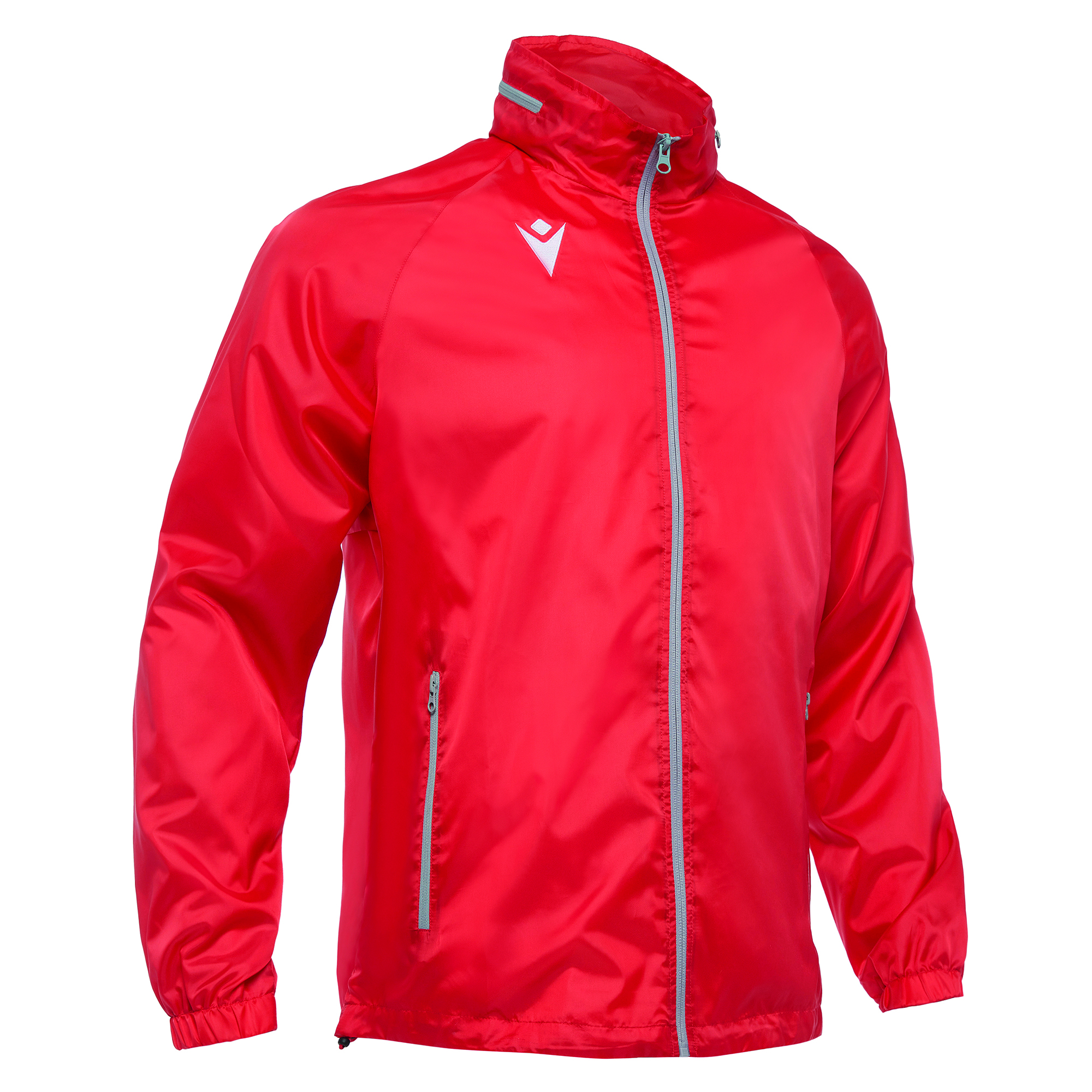 PRAIA HERO FULL ZIP WINDBREAKER RED,XXS