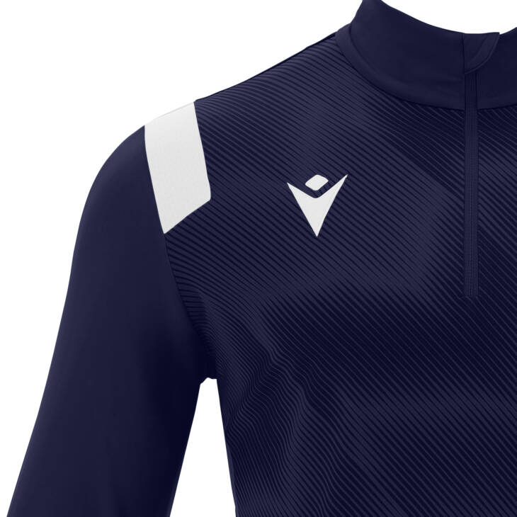 PURUS 1/4ZIP TOP NAV/WHT ,3XL - Slika 3