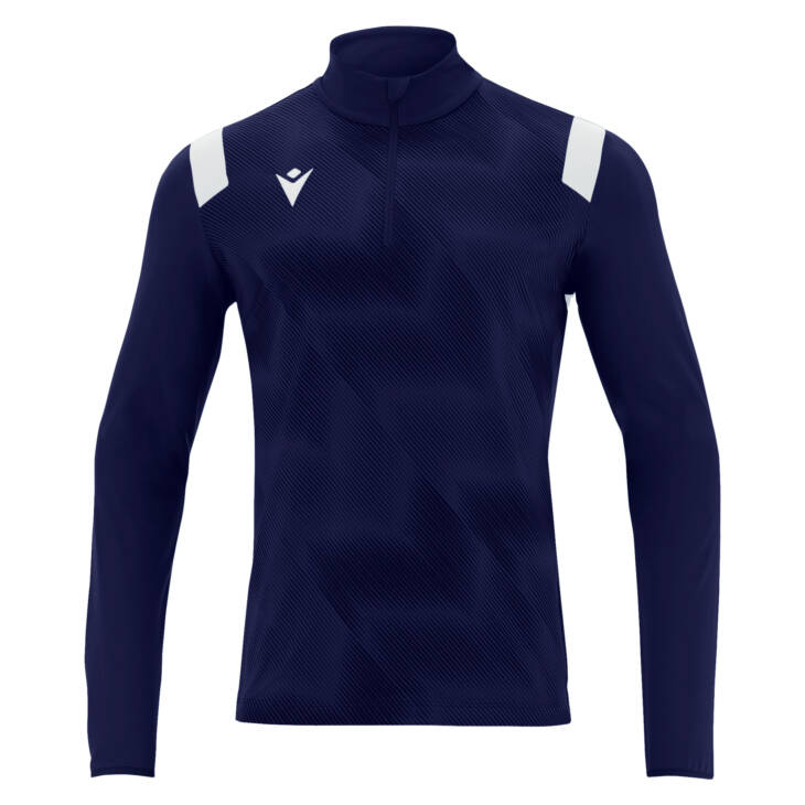 PURUS 1/4ZIP TOP NAV/WHT ,3XL - Slika 4