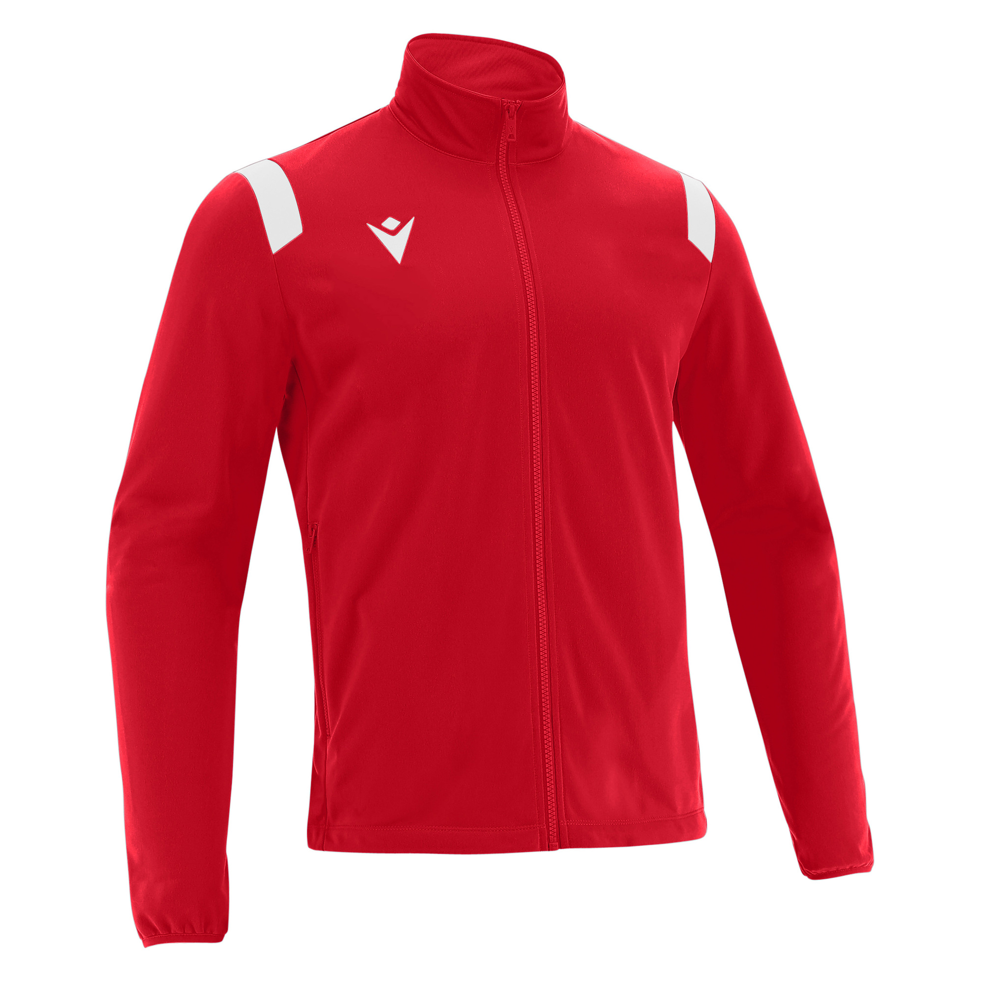 FUJIN FULL ZIP TOP RED/WHT,5XL