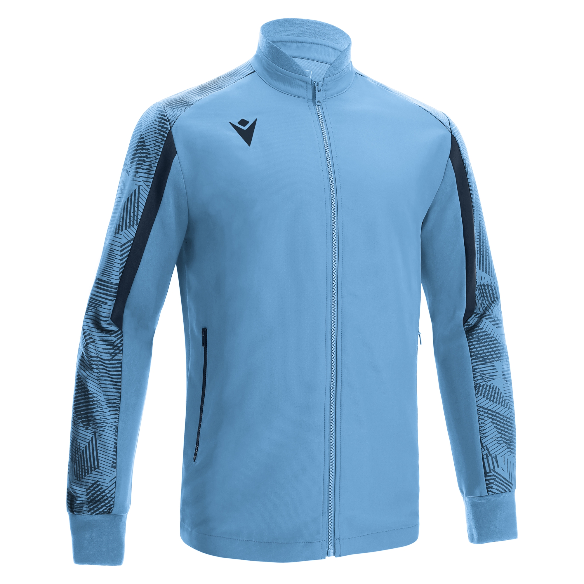 ACHILLES FULL LENGTH ZIP MICRO TOP COL/NAV,L