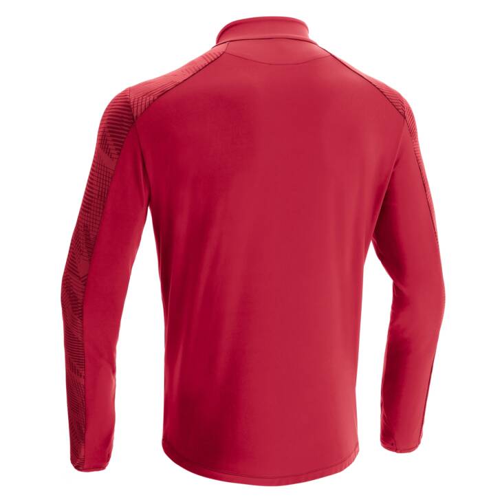 NARYN 1/4 ZIP TOP RED/DRED,L - Slika 2